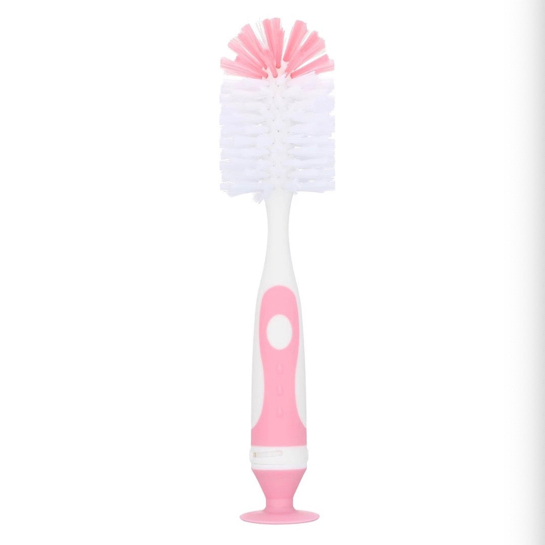 2-in-1 Bottle Brush Set with Stand and Nipple Brush for Daily Cleaning