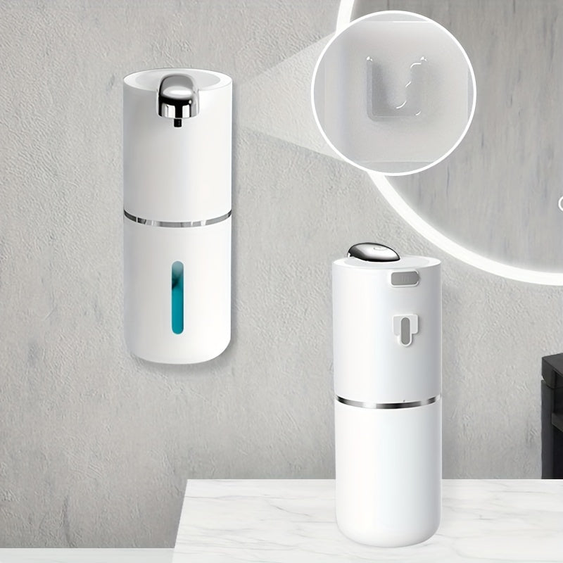 Wall-Mounted 380ml Touchless Soap Dispenser with USB Rechargeable Battery and Multi-Level Foaming