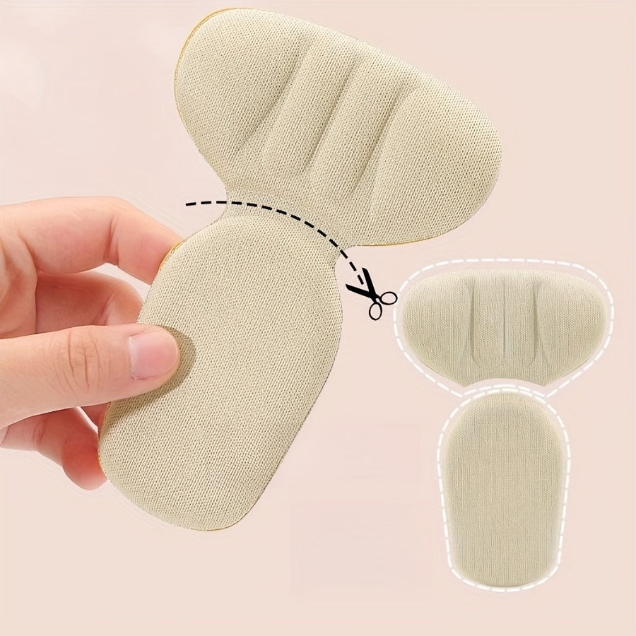 Unisex Memory Foam Heel Cushions 2-in-1 Anti-Friction Heel Protectors