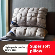 Almohada de hotel de lujo 48x74cm Apoyo cervical para sueño profundo Hipoalergénico de poliéster