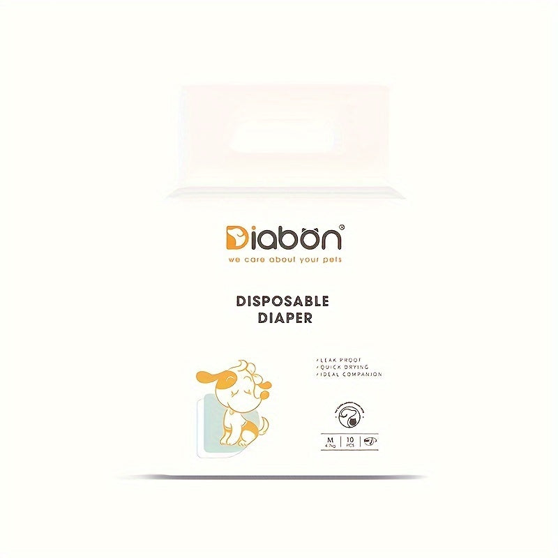 Dog Diapers Pack of 10 in Sizes S M L XL Polyester Safety and Physiological Pants