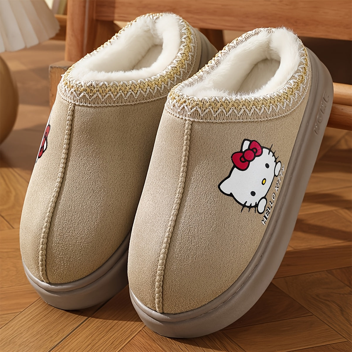 Women's Plush Indoor Slippers Soft Cozy Casual House Shoes
