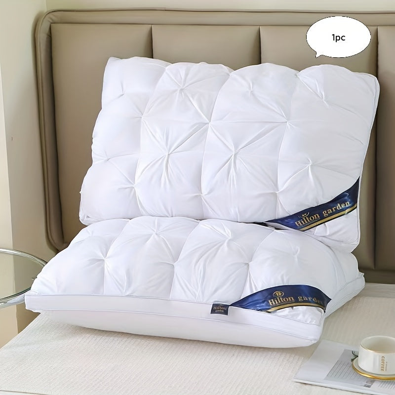 Plush Neck Support Pillow for Adults and Teens Washable Hypoallergenic Bedding