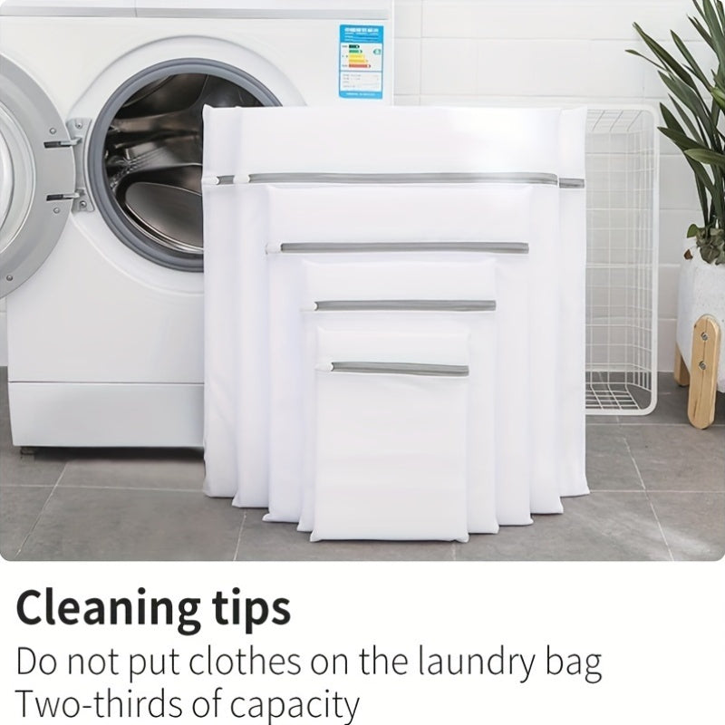 10-Pack Polyester Mesh Laundry Bags for Delicates Including Large Medium Small Extra Small