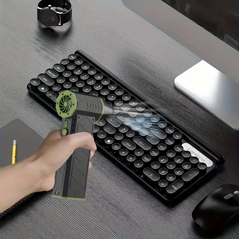 Портативный турбореактивный вентилятор с цифровым дисплеем, перезаряжаемый воздуходувка 36В