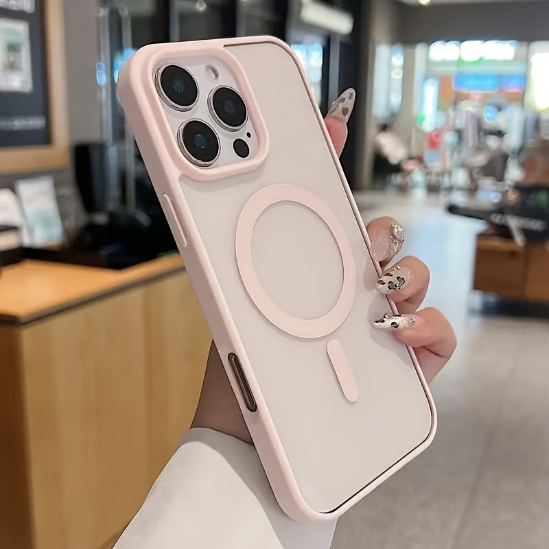 Transparent iPhone 13 Pro Max Case with Anti-Drop Protection and Magsafe Compatibility