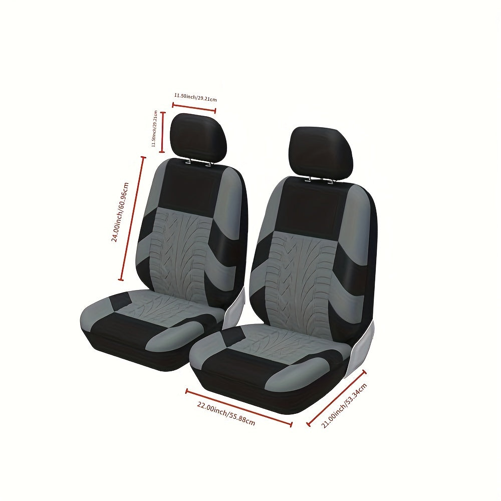Oldindan o'rnatiladigan universal polyester avtomobil o'rindiqlari qoplamalari SUV, sedan, mikroavtobus uchun