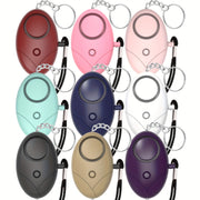 Women Men Elderly Personal Safety Alarm Keychain with LED Light 130DB