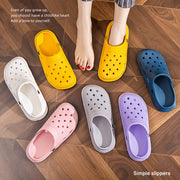 Women's Solid Color Clogs Casual Garden Slip-On Shoes
