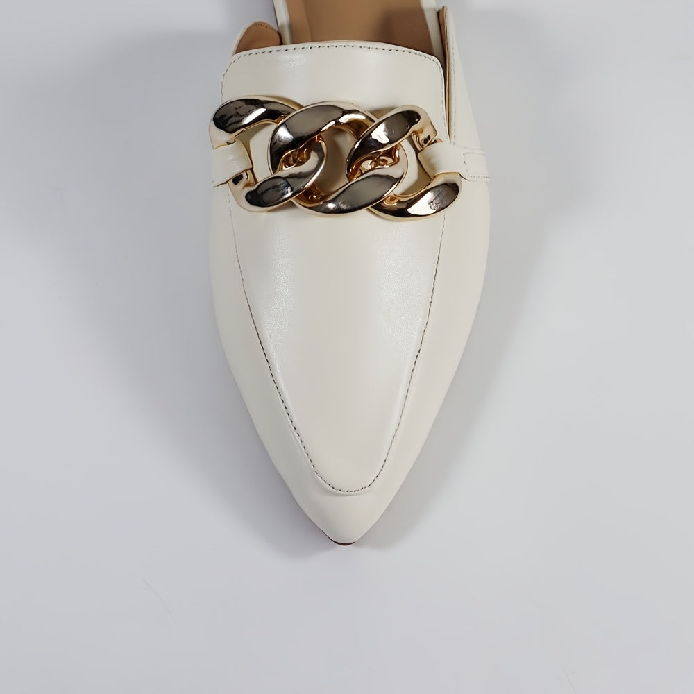 Women's Closed-Toe Mules Soft Flat Sole Lazy Summer Casual Footwear