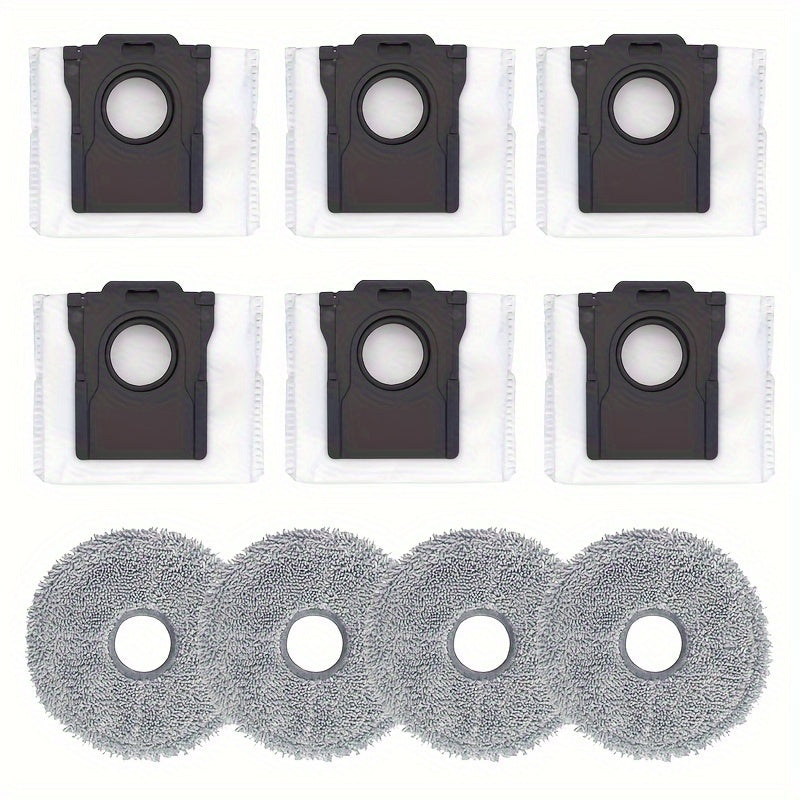 Accessory Kit for Vacuum Cleaner with Mop Pads Dust Bags and Cloths