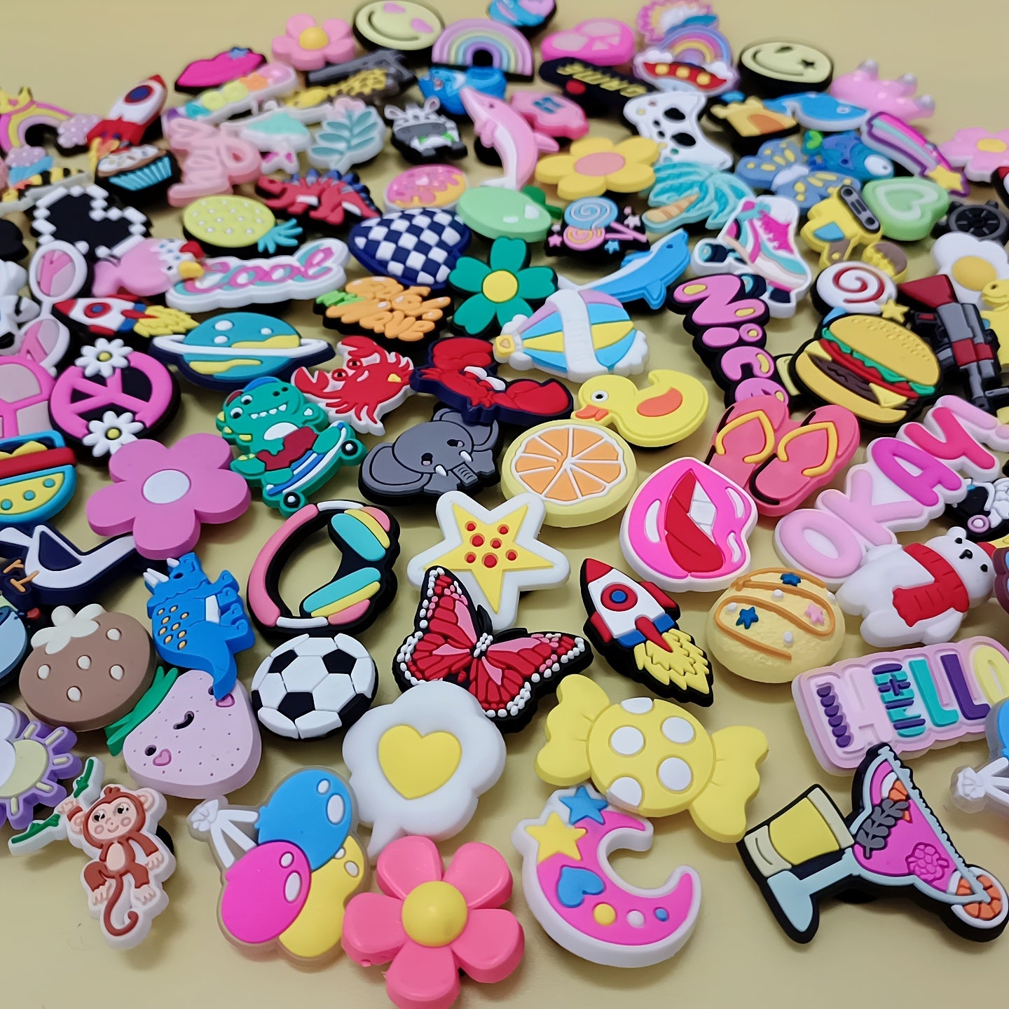 Decorative Shoe Accessories for Women Men Sizes 30 50 100 200 Beach Bag DIY