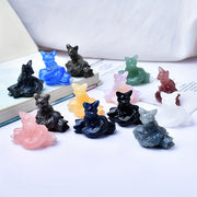 Tabiiy toshdan yasalgan to'qqiz ta sharchali fox oymasi, uy bezaklari va sovg'alar uchun