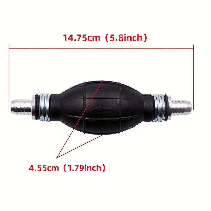 Ручная топливная насосная линия 6-12 мм резиновая алюминиевая доставка дизельного топлива и бензина