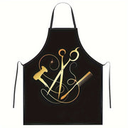 Waterproof Haircut Apron Set for Salon Professionals Polyester Easy to Clean All Hairstyles