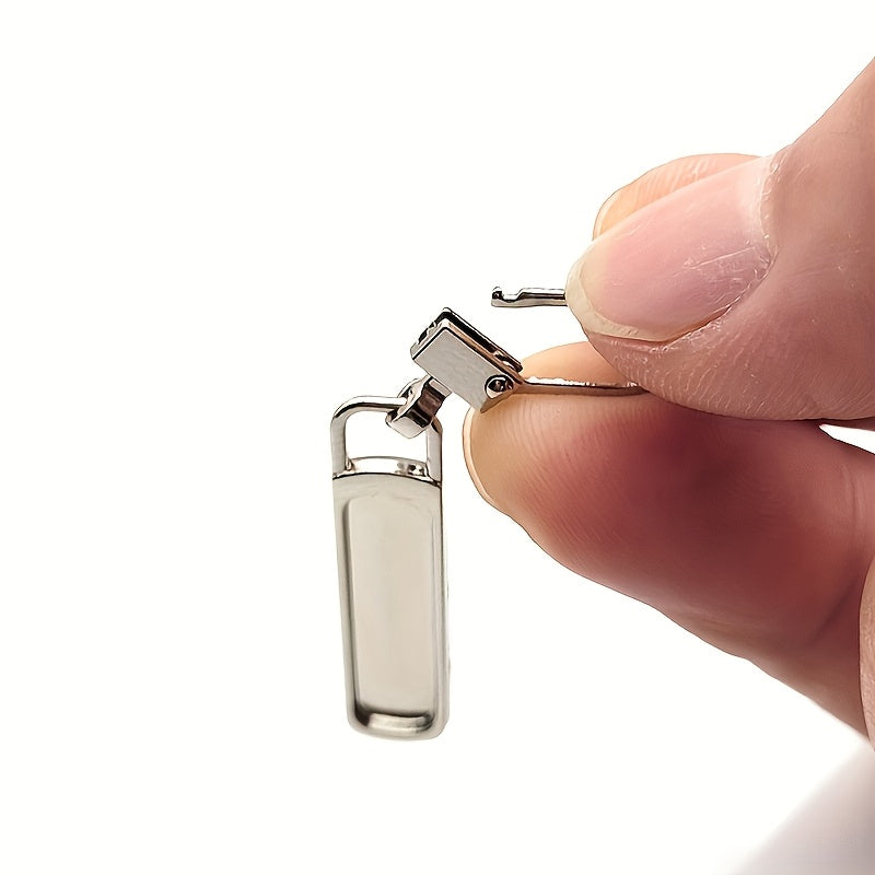 Kit de reparación de cremalleras negras para bolsas de viaje, ropa, mochilas, carteras y manualidades, 4 o 8 piezas