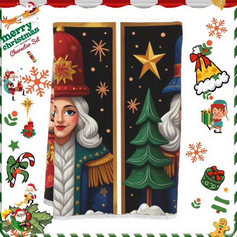 Christmas Wintertime Decoration 18x66cm Soft Merry Christmas Decor Piece