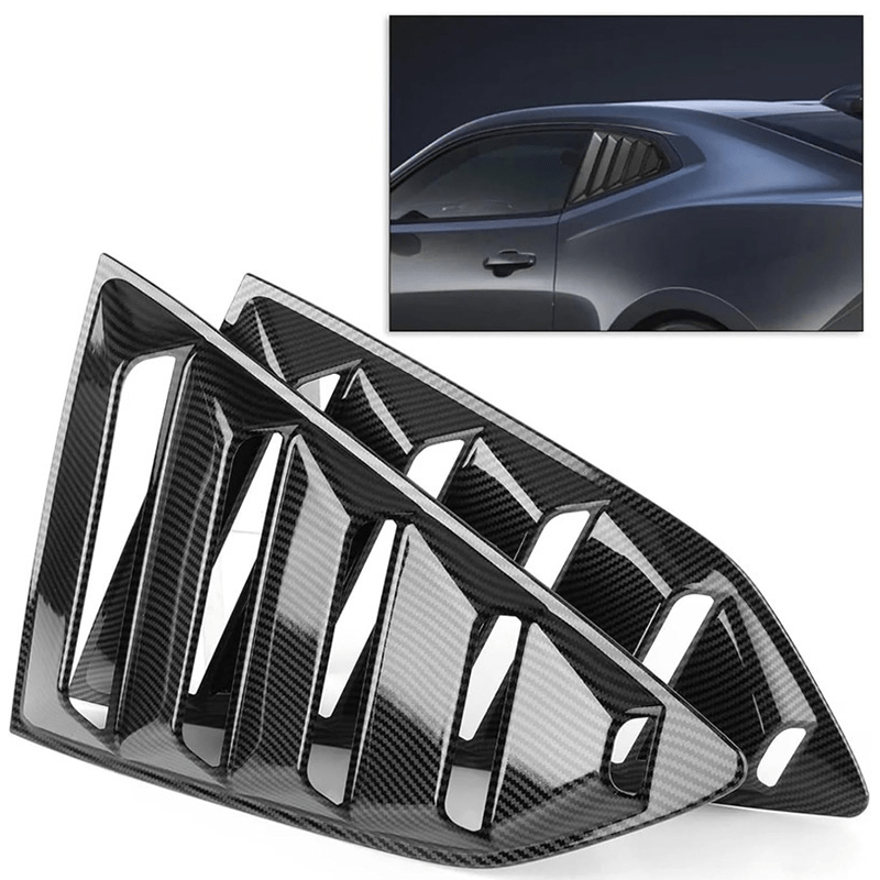 2 ta to'plam qora ABS orqa burchak oynasi ventilyatorlari uchun Camaro 2016-2022