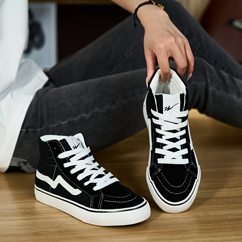 Women's High-Top Sneakers Breathable Lightweight Non-Slip Running Shoes