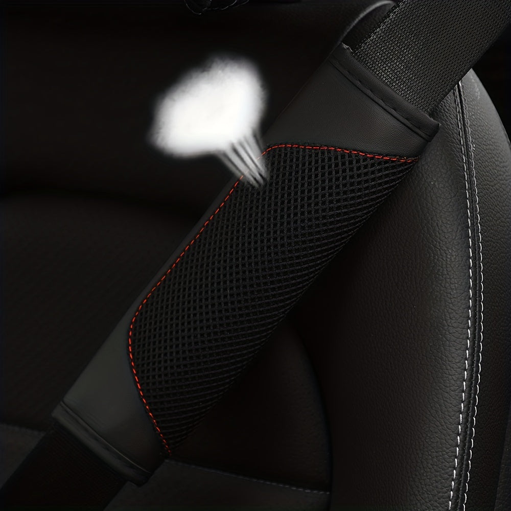 Women's Breathable Mesh Car Seat Belt Shoulder Cover Soft Comfortable Protector