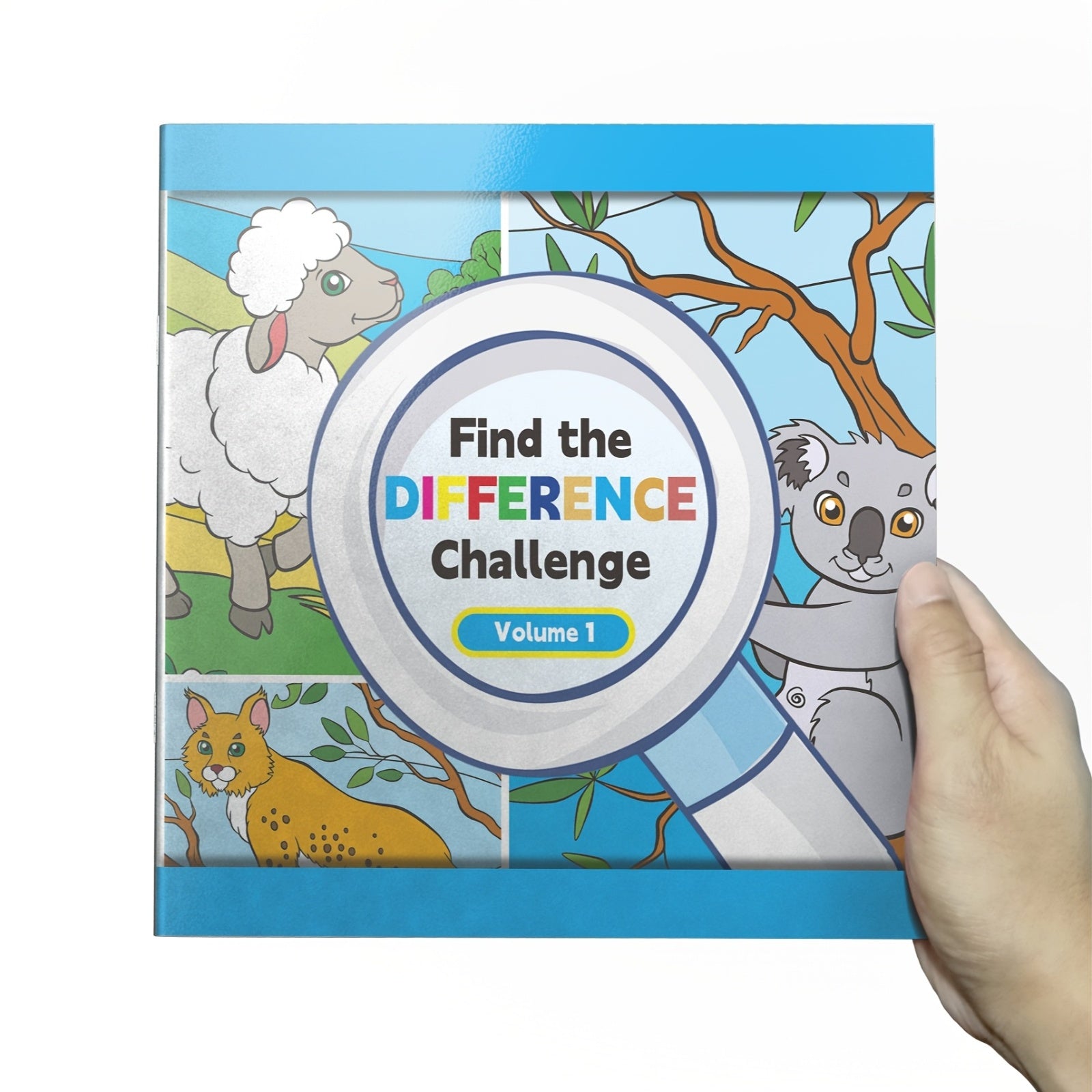 Children's Educational Book Spot The Differences Concentration Attention to Detail Early Learning