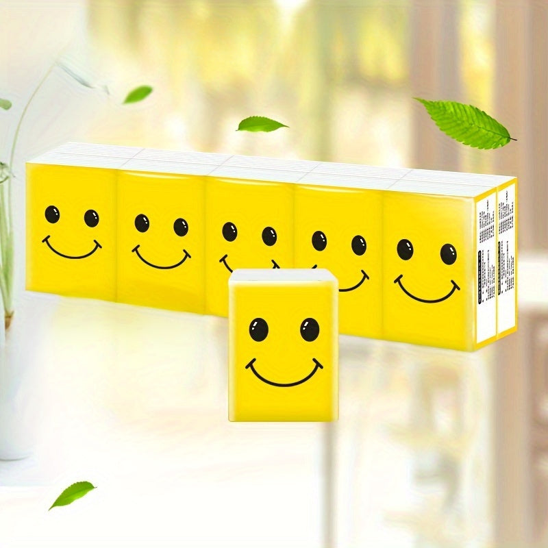 120 Pack 3-Ply Recycled Wood Pulp Tissues Soft Durable Portable Travel Home