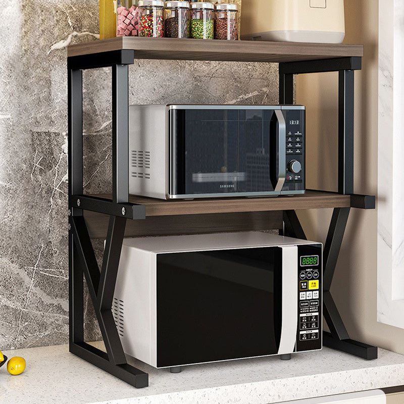 Kuchka uchun karbon po'latdan tayyorlangan mikroto'lqinli pech uchun javon, stol usti tartibi uchun.