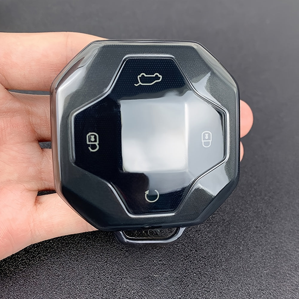 Car Key Cover TPU Protector for 4 Buttons Drop Protection fits T2 Traveler