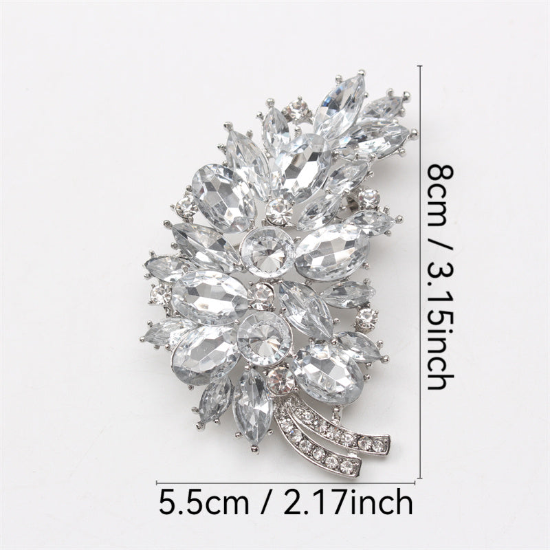 Women’s Rhinestone Enamel Brooch Irregular Shape Cartoon Cuteness Fashion Lapel Pin