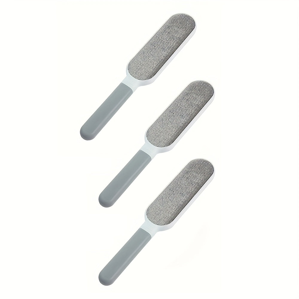 Ручная электростатическая щетка для удаления пуха с одежды, дивана, домашних животных, пластиковая ручка