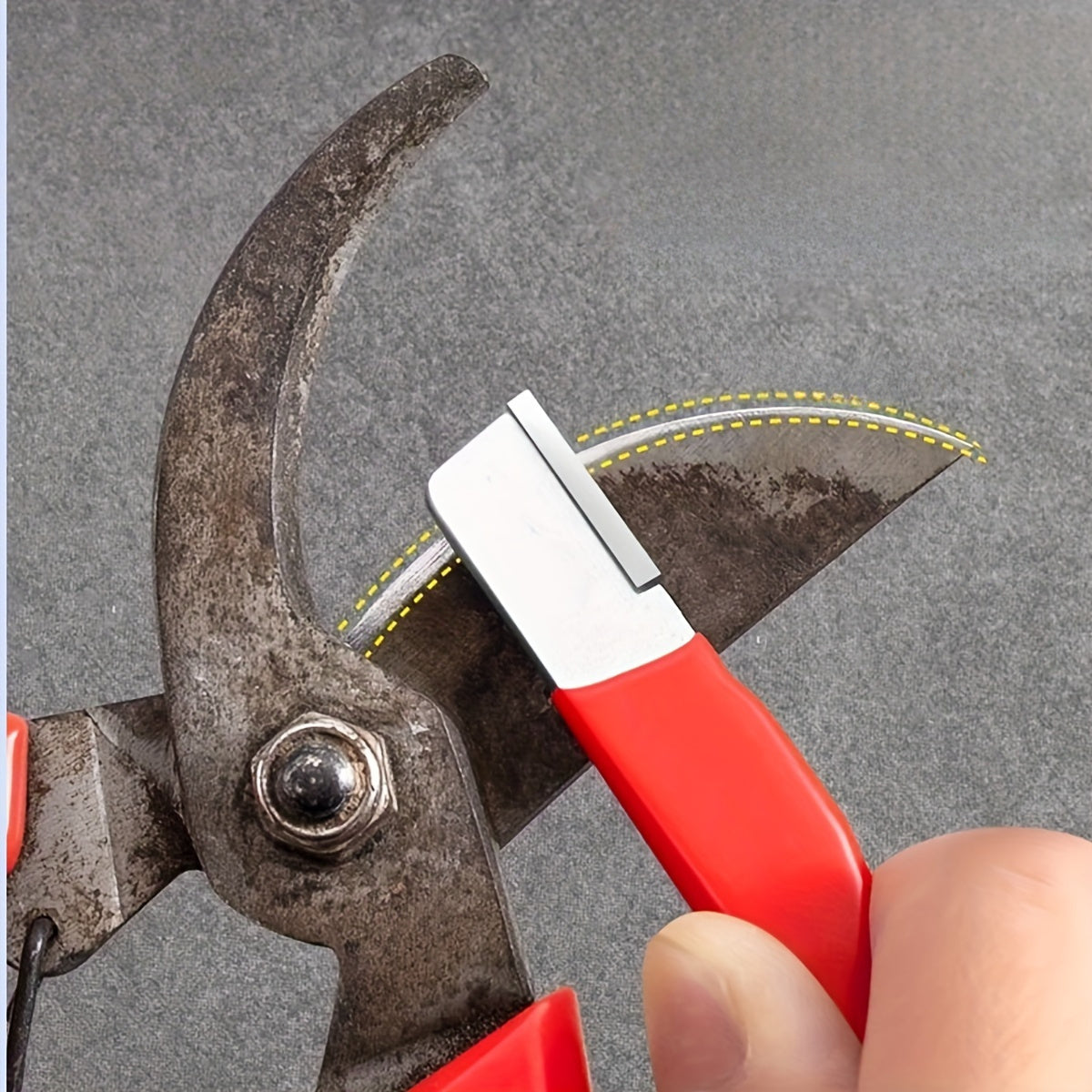 Knife and Garden Shears Sharpener Tungsten Diamond Ceramic Stones for Kitchen and Garden Tools