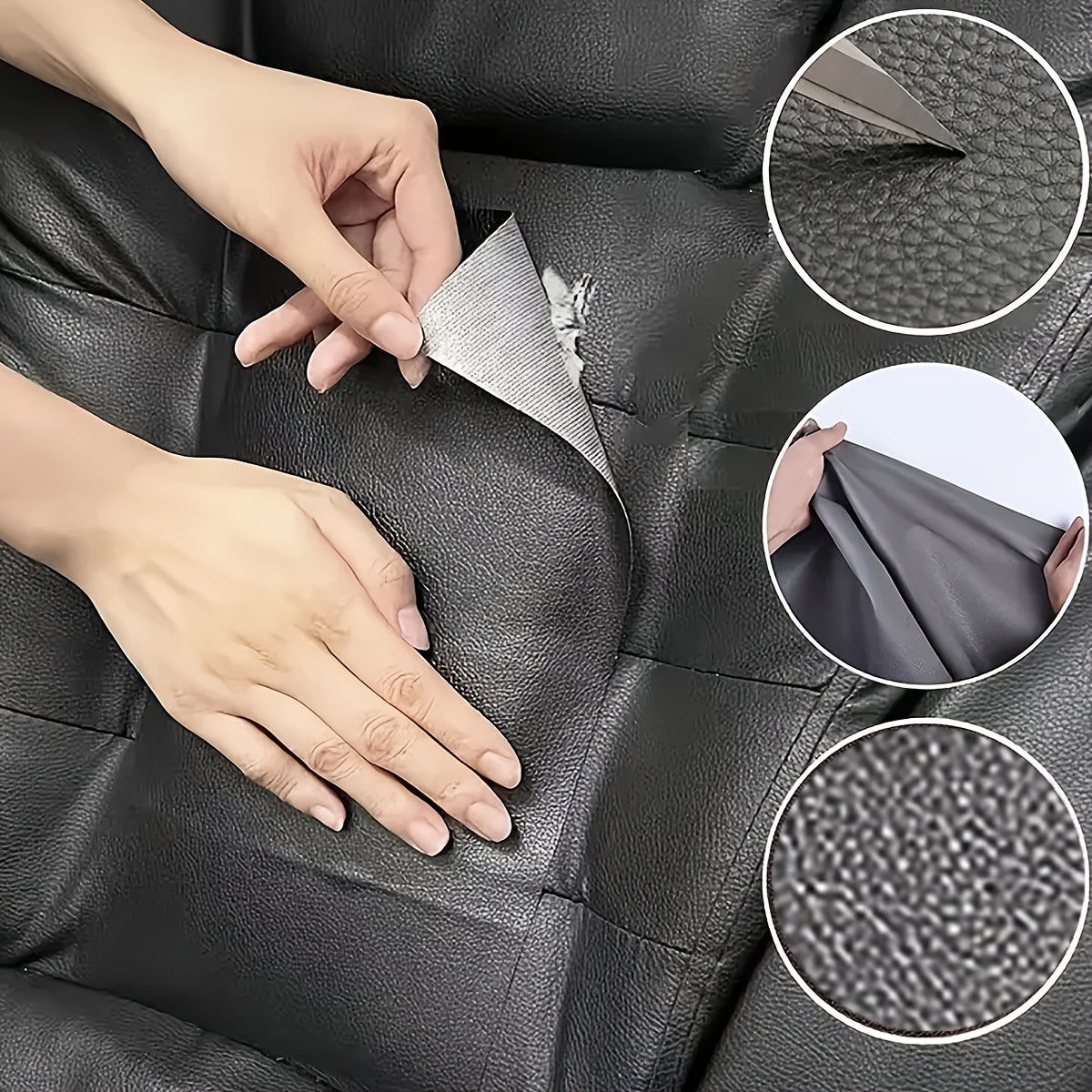 Self-Adhesive Leather Repair Patches 20x30cm for Furniture and Car Seats