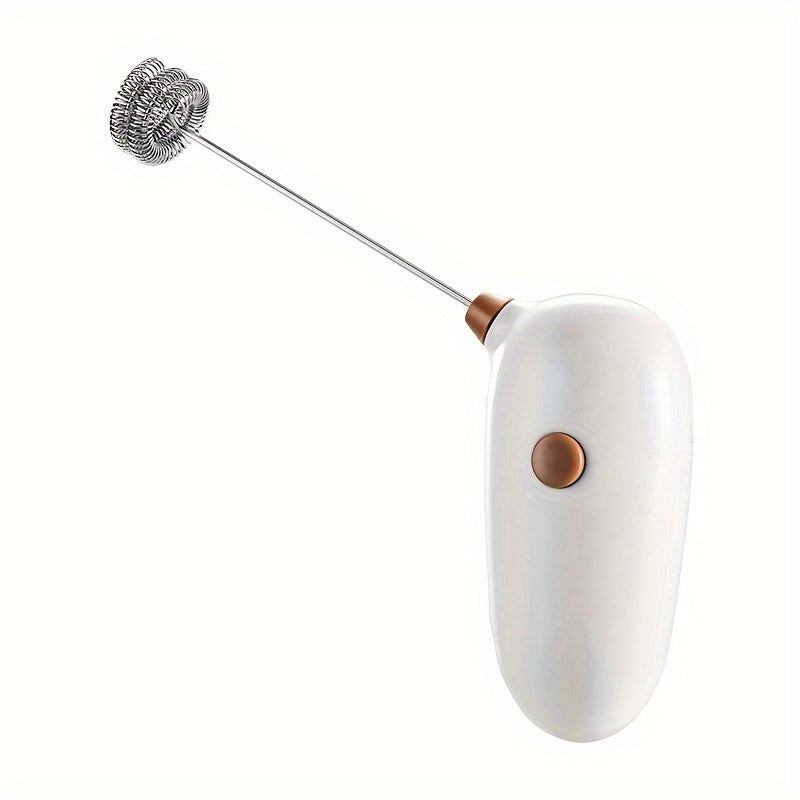 Portable Milk Frother Battery Operated for Frothy Coffee and Creamy Drinks