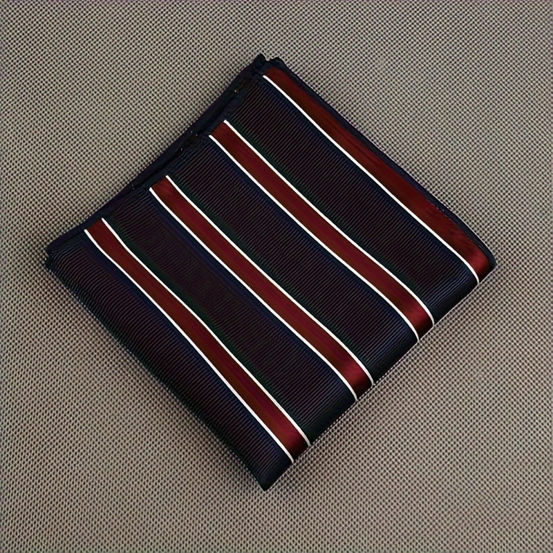 Set of 11 Men's Polyester Pocket Squares for Suit Accessories