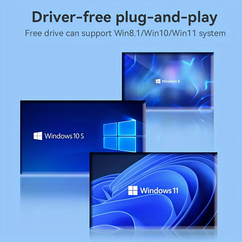USB Bluetooth 5.4 Wireless Adapter for Windows 11/10/8.1 with Backward Compatibility