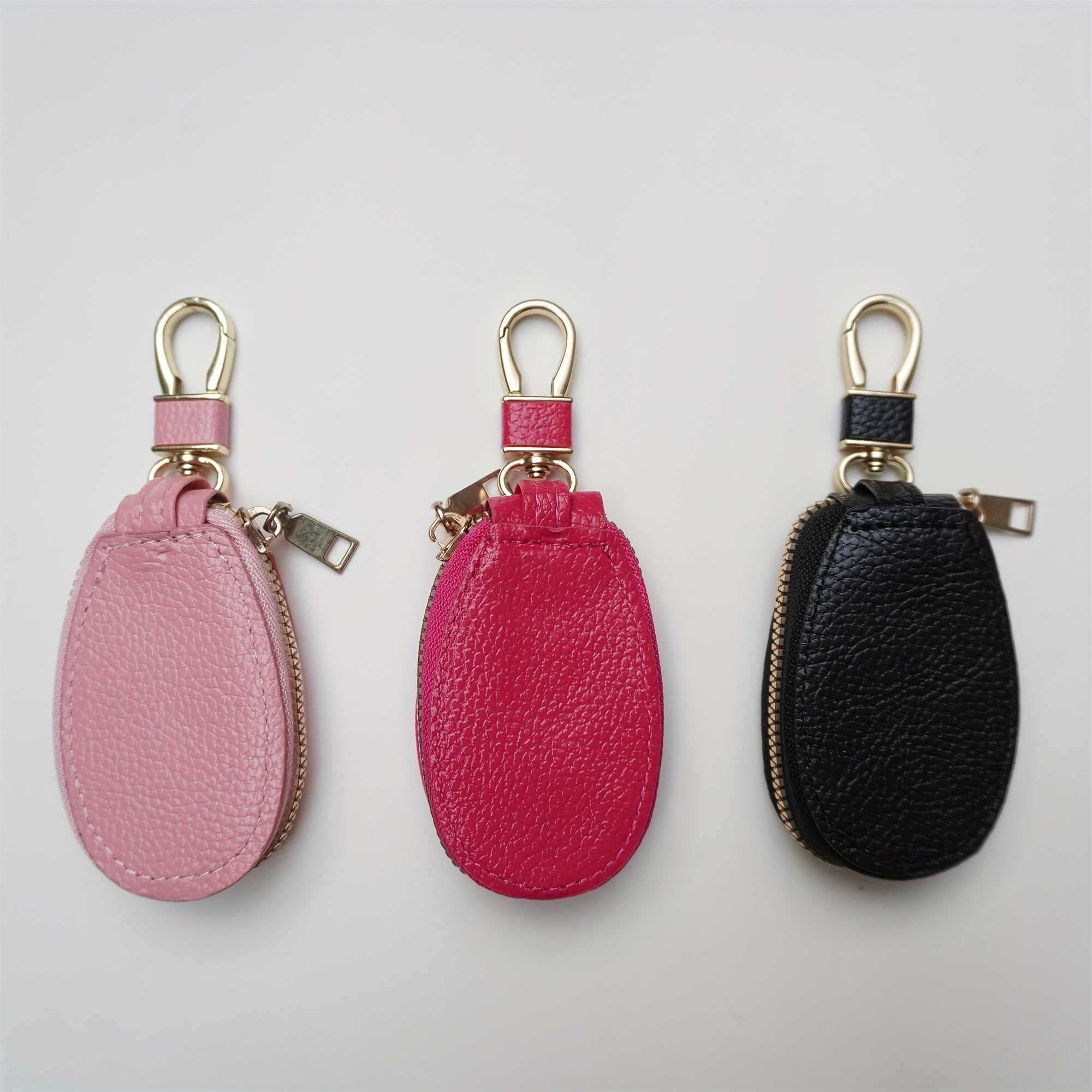 Women's Mini Zipper Key Bag Portable Car Key Chain Multifunctional