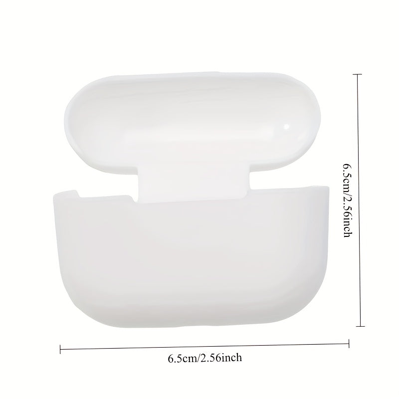 Ultra Thin Liquid Silicone AirPods Case for 1/2/Pro Shockproof Scratchproof Sweatproof White Black
