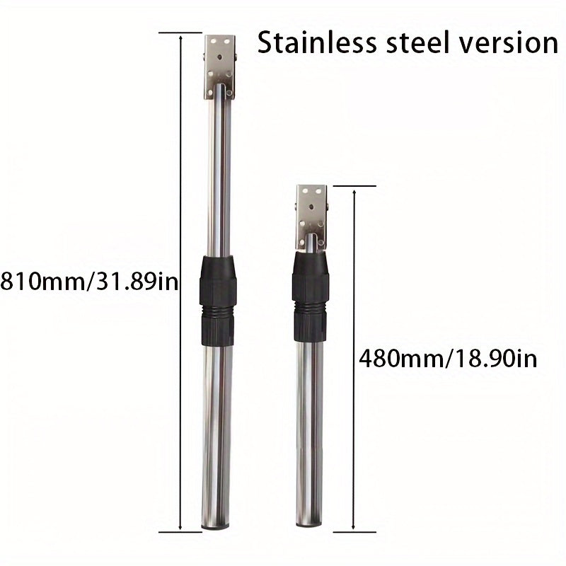 Adjustable Polished Stainless Steel Furniture Legs for Carpeted Floors