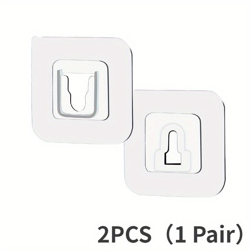 Seamless Snap Fastener Wall Hook Storage Fixture Waterproof Adhesive