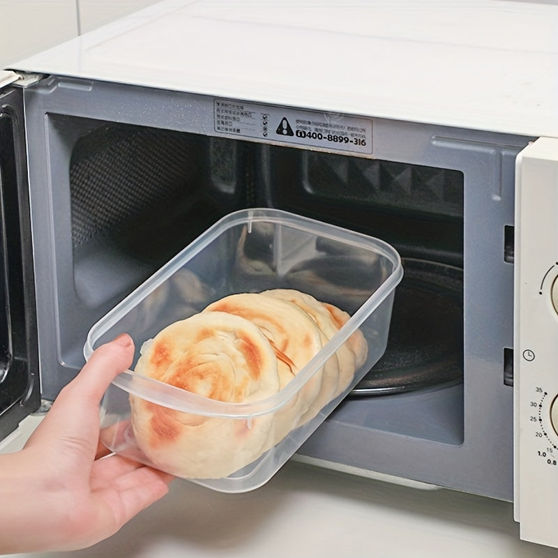 Multi-Size Plastic Food Storage Containers with Soft Lids for Meat Fruits Vegetables