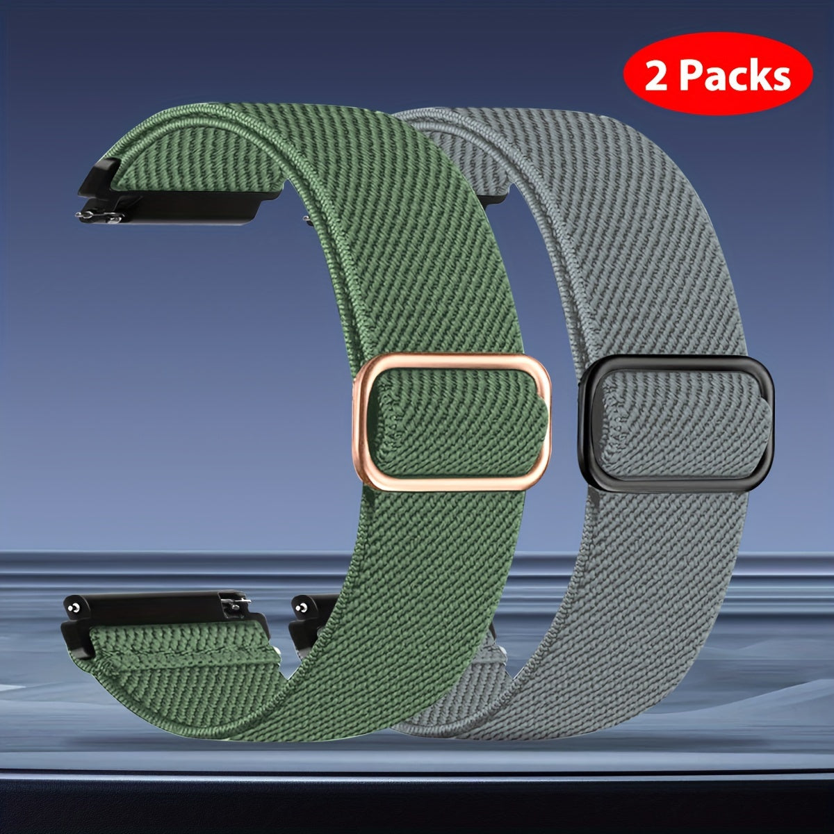 Эластичные нейлоновые ремешки для часов Galaxy Watch 4, 5 и Pro 20мм, 22мм, 40мм, 44мм, 45мм