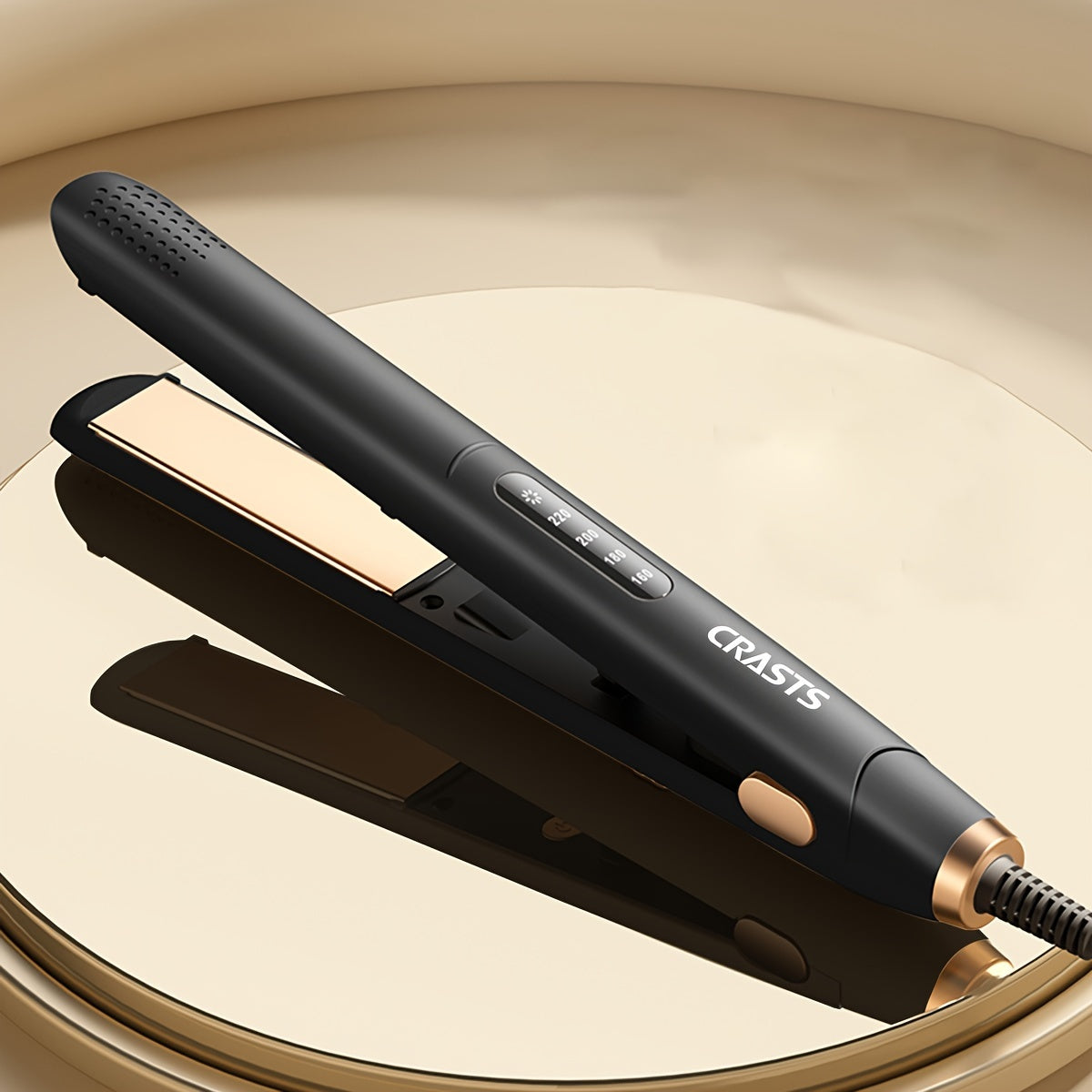 Planchas de pelo de titanio unisex de 32W con función dual para uso en casa y en salón