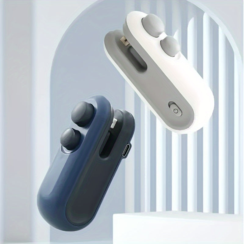 Rechargeable Handheld Food Sealer with Magnetic Closure and 150mAh Battery