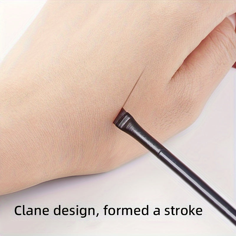 Women's Eyeliner Brush Set Polyester Bristles Flat Sickle Diagonal Corner