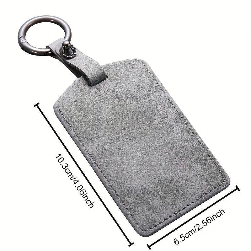 Universal PU Leather Key Fob Cover for Cars, Stylish Durable Protector