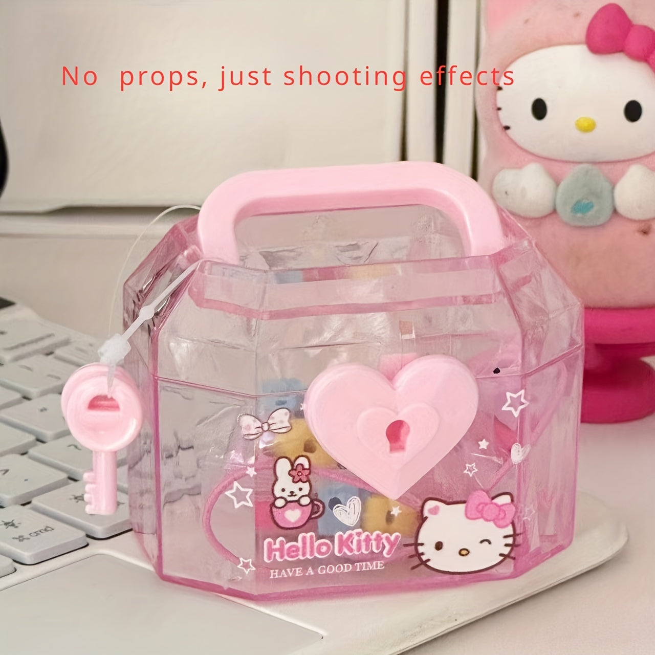 Caja organizadora de joyería de plástico para cuentas, pulseras y colección de abanicos