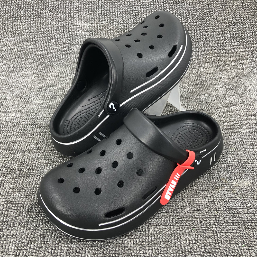 Women's Hollow Out Clogs Lightweight Breathable Solid Color Sandals