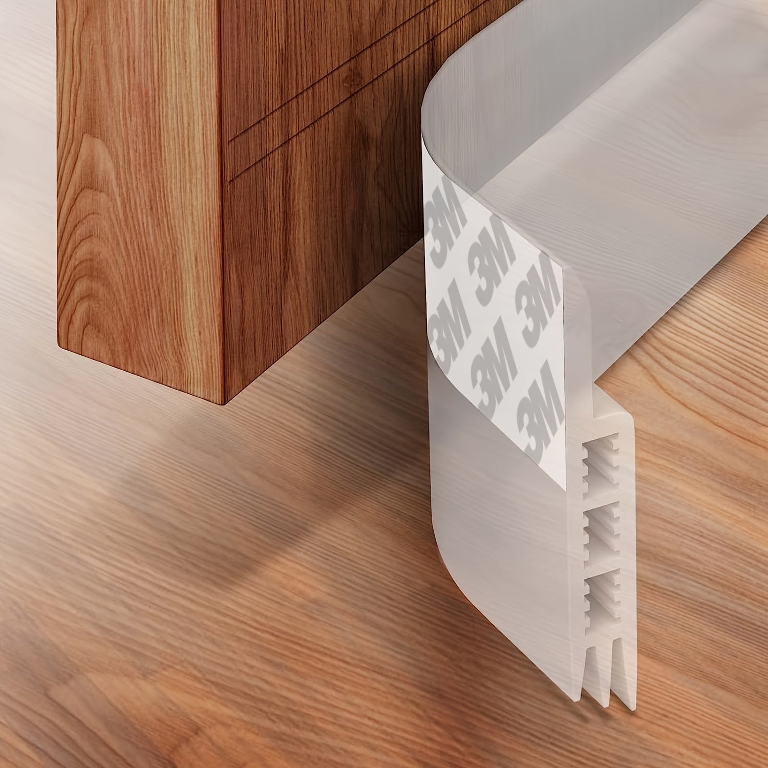 Silicone Weatherproof Door Sweep Draft Stopper for Doors and Windows