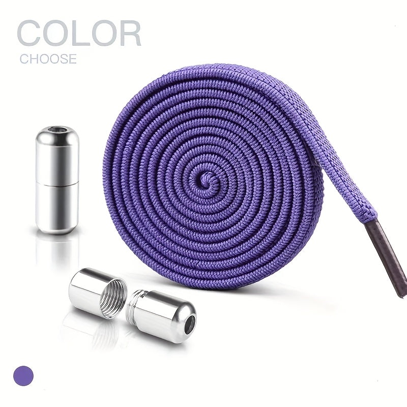 No-Tie Elastic Shoelaces for Kids and Adults, Flexible Easy to Use