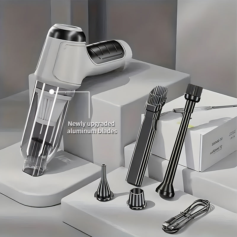 Aire comprimido inalámbrico de mano para limpieza de teclado y coche